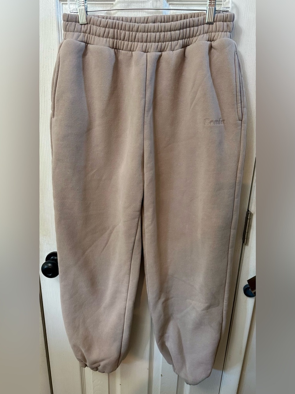 Comfrt Taupe Unisex Sweatpants, large